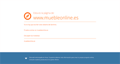 Desktop Screenshot of muebleonline.es