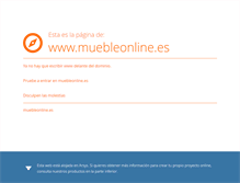 Tablet Screenshot of muebleonline.es